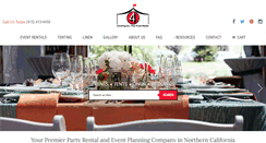 Desktop Screenshot of big4partyrentals.com